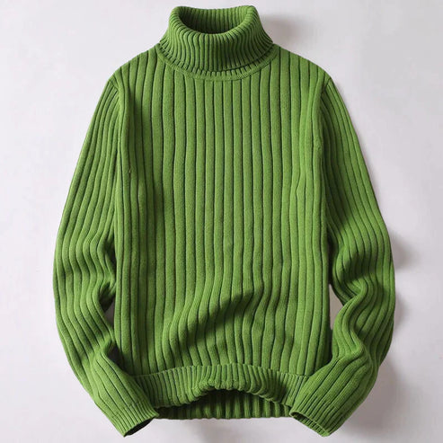 Rollkragenpullover aus merinowolle für herren – Wyatt