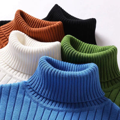 Rollkragenpullover aus merinowolle für herren – Wyatt